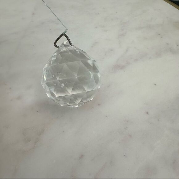 Feng Shui Faceted Crystal Ball Rainbow Prism Hanging Sun Catcher 2” Spheres Set - Picture 8 of 15